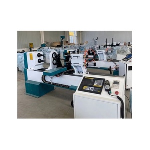 เครื่องกลึงไม้ CNC อัตโนมัติแบบสองแกนหมุน สำหรับงานไม้ขึ้นบันได - Product Image 3