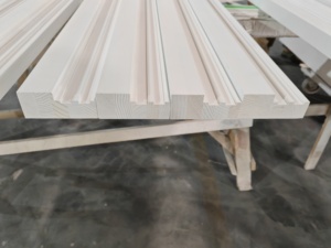 Cadre de porte en bois blanc apprêté européen 103 x 44, moulures en bois de pin apprêté pré-fini, cadre de porte décoratif - Product Image 3