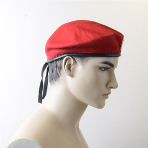 JinTeng Usine Directement Vente Personnalisation Mode Groupe Combat Béret Haute Qualité <span class=keywords><strong>Imitation</strong></span> Laine Étudiant Formation Chapeau Cap - Product Image 2