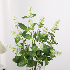 <span class=keywords><strong>Fleur</strong></span> artificielle <span class=keywords><strong>Patchouli</strong></span>, décoration douce nordique pour la maison, le salon, l'hôtel, les projets, les mariages, la photographie en extérieur, la décoration de vases - Product Image 3