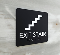 Plaque décorative 3D en acrylique de haute qualité, signalétique métallique pour hôtels, signalétique Braille ADA pour voitures, entreprises, bureaux, magasins, centres commerciaux, parcs, prise DC