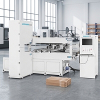Scie à ruban verticale automatique CNC à commande PLC JR-2514 haute efficacité et haute précision pour la découpe du bois, idéale pour les pieds de meubles