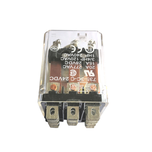 Relaismodule Feme Relais 24VDC 735-3C-C Afgedichte elektromagnetische hoogvermogen miniatuur 20A 277VAC 11P Algemeen gebruik SONG CHUAN - Product Image 1