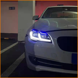 Para <span class=keywords><strong>BMW</strong></span> Serie 5 F10 F11 F18 2011-2017, Actualización Facelift al Estilo G38 2023, Conjunto de Faros LED Blue Beam M5 Competition - Product Image 3