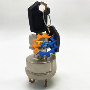 Interrupteur d'allumage et clé de démarrage pour excavatrices E215, E225, E235, E245, E311B, E320B - Pièces électriques pour engins de construction 9G7641 - Product Image 2