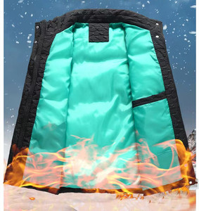 Gilet en duvet rembourré léger personnalisé pour hommes veste imperméable sans manches à imprimé pour l'hiver - Product Image 3