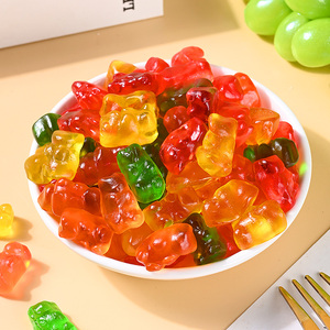 Caramelle Gommose Halal all'ingrosso a Forma di <span class=keywords><strong>Animali</strong></span> Cartoon, Gusto Frutta Aspro, Assortite Arcobaleno, 1000g - Product Image 5