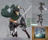 3 Desain Figur PVC Anime Jepang Wings of Liberty Eren Levi Mikasa Ackerman Action Figure