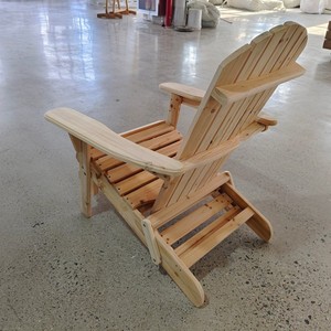 Chaise <span class=keywords><strong>de</strong></span> <span class=keywords><strong>jardin</strong></span> DISHI, mobilier d'extérieur, bois massif, chaise longue Adirondack moderne à capot, pliable, peinture écologique à base d'eau - Product Image 6