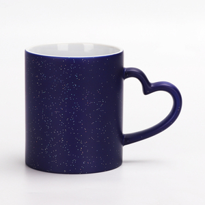 Taza de Café Mágica Personalizada de 11 oz <span class=keywords><strong>con</strong></span> Asa en Forma de Corazón, Porcelana Mate <span class=keywords><strong>con</strong></span> Brillo, Apta para Microondas, Sublimable, Cambia de Color - Product Image 5