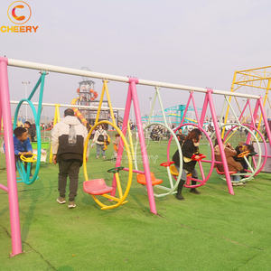 Jeu de balançoires pour enfants jardin extérieur balançoire en métal équipement de jeux pour enfants balançoire de jardin pour enfants aire de jeux pour enfants - Product Image 1