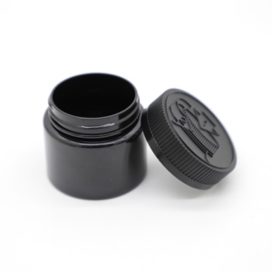 Frasco de crema de plástico PET verde claro de boca ancha de flores secas 40DR respetuoso con el medio ambiente con tapa resistente a los niños y embalaje sostenible - Product Image 2
