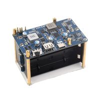 Chipboard Waveshare UPS HAT (E) (para Raspberry Pi, 4 baterías Li 21700 (incluidas), carga rápida bidireccional, Pogo Pins)