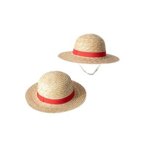 Sombrero de Paja de One Piece, Disfraz de Anime para Cosplay, Actuación Familiar - Product Image 5