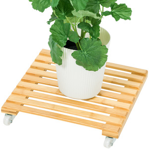 Movable flower <b>stand</b>, floor-standing, simple flower <b>stand</b> with wheels, balcony-specific flower <b>pot</b> <b>stand</b>, living room indoor - Product Image 3
