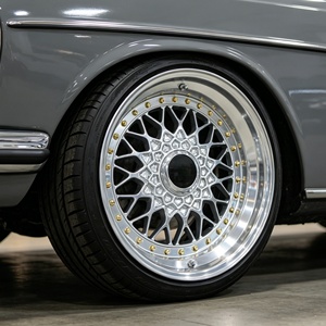 Jantes en alliage forgées BZY 3 pièces 5x112 de 17, 18, 19 pouces à dégradé de couleur pour <span class=keywords><strong>Mercedes</strong></span> W140 W201 W126 W124 W126 <span class=keywords><strong>190</strong></span> <span class=keywords><strong>SL</strong></span> E500 W108 W116 - Product Image 2