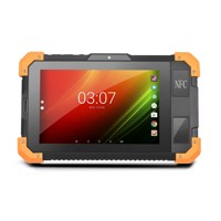 7 pulgadas Android 6,0 IP67 Industrial Tablet PC portátil NFC vehículo con 3G 4G GPS/GLONASS BT WIFI Stock con RFID