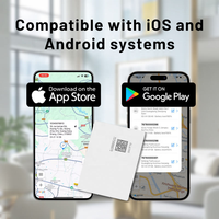 Mini traceur Bluetooth avec batterie rechargeable intégrée, compatible avec les applications autonome pour PC, garantie 1 an