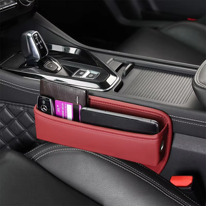 Leather Car <strong>Seat</strong> Gap <strong>Storage</strong> <strong>Box</strong> In-Car Gap Organizer Comprehensive Interior Accessories for Between <strong>Seats</strong> - Product Image 4