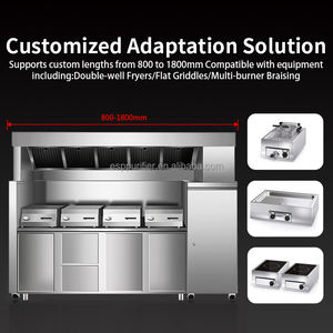 Sistema di Cappa Senza Condotto Portatile OEM SOUNINY per Griglia, Friggitrice, Grigliatore, Negozi di Pollo Fritto e Spiedini - Product Image 6