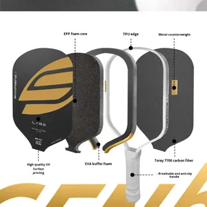 Nueva Pala de Pickleball Alargada 2026 con Núcleo de 16mm para Entrenamiento y Entretenimiento - Product Image 5