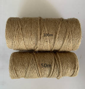 Ficelle en lin non cirée de 2 mm, cordon en lin naturel pour l'emballage, cordes - Product Image 5