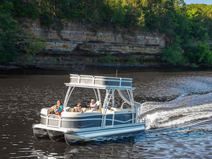 Bateau ponton <span class=keywords><strong>de</strong></span> <span class=keywords><strong>luxe</strong></span> <span class=keywords><strong>en</strong></span> aluminium pour le divertissement <span class=keywords><strong>en</strong></span> plein air Aventures <span class=keywords><strong>en</strong></span> famille Observation Croisière Pêche Sports - Product Image 5