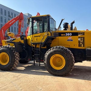 Komatsu WA380 Wheel Loader 15 Ton Capacity Used Heavy Equipment with Engine Gearbox Pump-Yellow & Black Trim - Product Image 1
