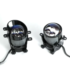 Double Laser-Enhanced GPNE KF5 + <span class=keywords><strong>2</strong></span> 3.0Inch 60W Bi-LED Fog Lamps 5500K Universal Car Front Fog Assembly - Product Image 2