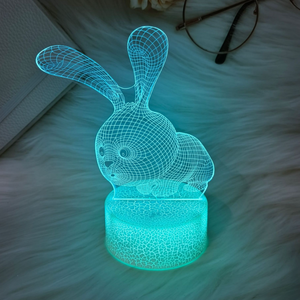 Bán Buôn 3D Acrylic LED Ánh Sáng Ban Đêm RGB Đa-Màu Sắc Cho Phòng Ngủ Trang Trí Cho Halloween Tốt Nghiệp Lễ Phục Sinh Lễ Tạ Ơn - Product Image 3