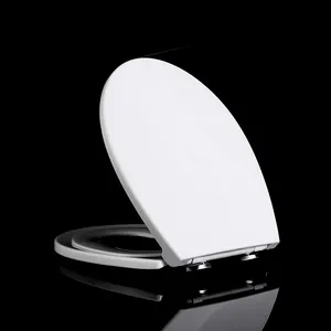 Best Selling 1097 Baby And Adult Toilet Seat Family Seat Cover Round O Shape WC Lid With Stainless Steel Hinges