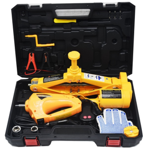 Martinetto Idraulico Elettrico per Auto, Attrezzi per Veicoli, Sollevatore a Forbice Elettrico 12V da 3 Tonnellate <span class=keywords><strong>2</strong></span> in 1 - Product Image 2