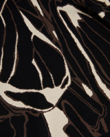 Pull personnalisé en jacquard abstrait à col rond pour femmes OEM et ODM