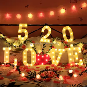 2023 chinahoo RGB couleur changeante Led lettre signe 3ft/4ft chapiteau lettres géant éclairer lettres décoration de mariage