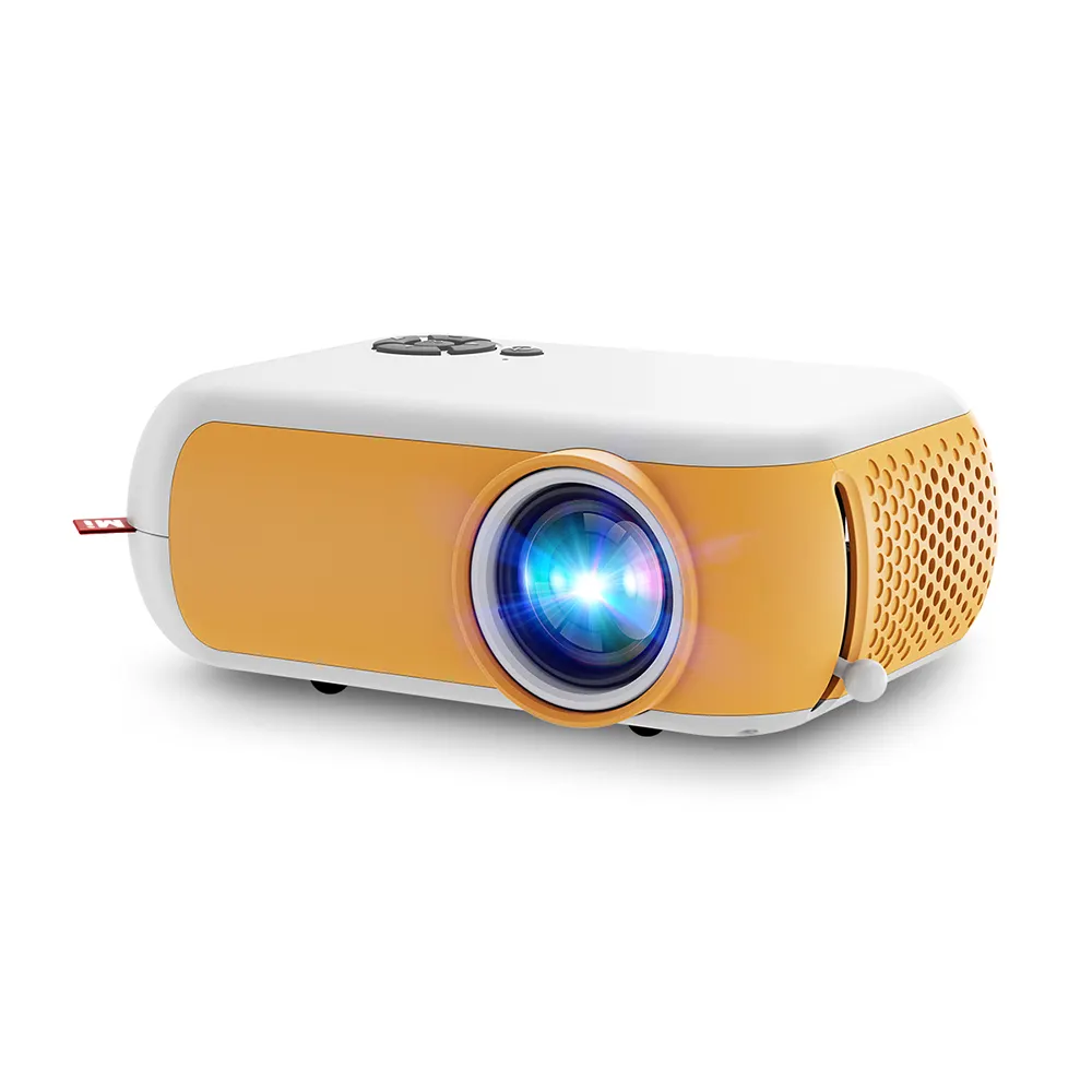 HD LED Home Theater Mini Portable Smart Beamer Pico Projector 4K USB christmas window projector for kids 1800lumens