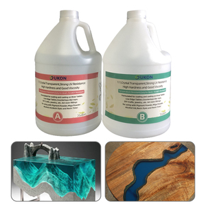 <span class=keywords><strong>UKON</strong></span> Résine Apoxy Epoxy A et B Liquide Transparent AB Colle Adhésif Scellants pour Emballage Artisanat Résine Epoxi et Durcisseur ou Table en Bois - Product Image 6