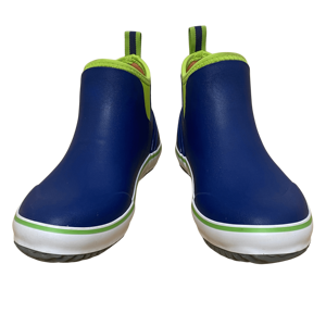 Botas de Lluvia para <span class=keywords><strong>Hombre</strong></span>, Estilo Chelsea, Impermeables, de Goma, Antideslizantes, con Cierre de Cordones, Color <span class=keywords><strong>Azul</strong></span> Verde - Product Image 3