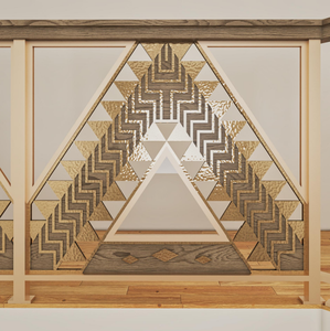 סגנון חדש עץ באלסטר זכוכית מעקה נירוסטה הבזח למינציה זכוכית למינציה - Product Image 1