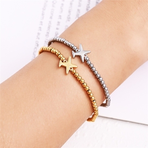 Pulsera Delicada Chapada en Oro de 18K con Dije de Avión Pequeño, Joyería de Viaje, Pulsera Elástica de Acero Inoxidable, Regalo para <span class=keywords><strong>Capitán</strong></span> - Product Image 1