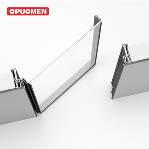 Porte de salle de bain élégante et moderne en aluminium gris <span class=keywords><strong>anthracite</strong></span> RAL 7016, étanche, avec verre satiné pour villa, hôtel et appartement - Product Image 5