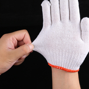 Guantes de Trabajo de Nailon Blanco al por Mayor, No Desechables, 23cm, 400g, para Reparación de Maquinaria y Automóviles, Impresión de Logotipo Disponible - Product Image 3