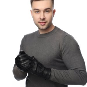 Nhà máy bán buôn, Giá Rẻ, Chất lượng cao, nóng bán Găng Tay Da Cừu của nam giới, găng tay da, công nghệ dệt kim, tùy chỉnh - Product Image 6