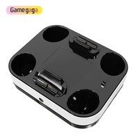 Support de charge YZC-503P pour manette PS-5, entrée Type-C/5V 2A, sortie 600mA*2, lumière LED colorée, accessoires de jeu en ABS
