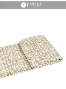 Tiff Home Eco-friendly Best Selling Beige Luxury Decorative Jacquard 70*240cm Woven Throw Blanket For Home Decor