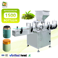Bouteille de pot peut peser la machine à emballer remplissante machine de remplissage linéaire de thé noir turc