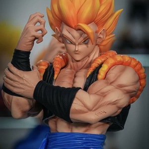 Figura de Colección de Anime JT Statue Brother DX Double <span class=keywords><strong>King</strong></span>, Modelo de Personaje de Anime, Adorno de Escritorio, Gogeta 1/4 PVC Kungfu, Altura 53 cm - Product Image 1