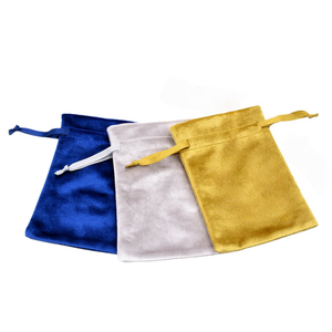 Bolsa <span class=keywords><strong>de</strong></span> Terciopelo <span class=keywords><strong>de</strong></span> Alta Calidad con Cordón para Joyería, Anillos, Collares, Pendientes - Product Image 2