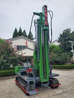 Pile Driver Crawler Pilling Machine pour la sécurité de la construction routière Installation de poteaux routiers