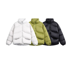 Veste matelassée en duvet de canard pour couple, marque de mode américaine haut de gamme, résistante au froid et au vent, pour hommes et femmes - Product Image 5