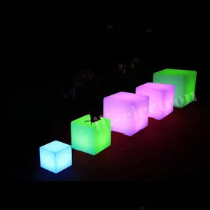 PE plastic outdoor used led path cube light